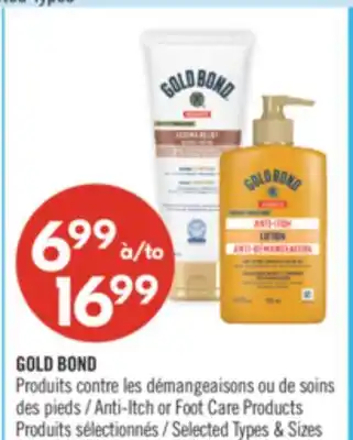 Pharmaprix GOLD BOND Anti-Itch or Foot Care Products offer