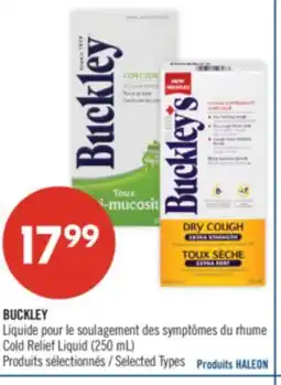 Pharmaprix BUCKLEY Cold Relief Liquid offer