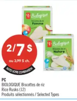 Pharmaprix PC Rice Rusks offer