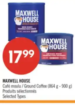 Pharmaprix MAXWELL HOUSE Ground Coffee offer