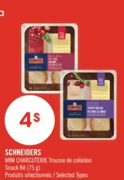 Pharmaprix SCHNEIDERS MINI CHARCUTERIE Trousse de collation Snack Kit (75 g) offer