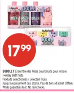 Pharmaprix BUBBLE Holiday Bath Sets offer
