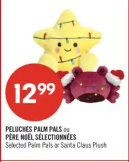 Pharmaprix Selected Palm Pals or Santa Claus Plush offer