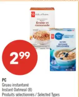 Pharmaprix PC Instant Oatmeal (8) offer