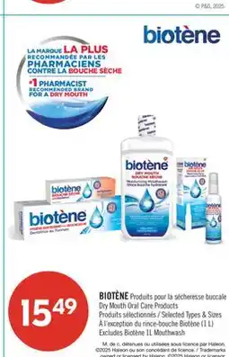 Pharmaprix BIOTÈNE Dry Mouth Oral Care offer