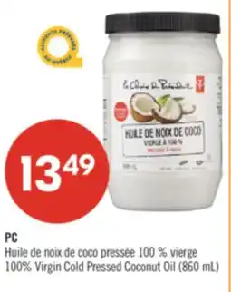 Pharmaprix PC 100% Virgin Cold Pressed Coconut Oil offer