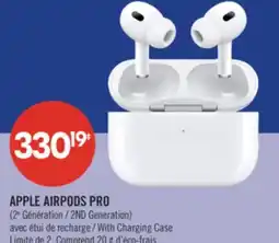 Pharmaprix APPLE AIRPODS PRO (2ND Generation) With Charging Case offer