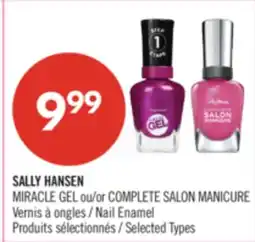 Pharmaprix SALLY HANSEN MIRACLE GEL or COMPLETE SALON MANICURE Nail Enamel offer