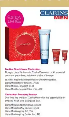Pharmaprix ClarinsMen Everyday Routine offer