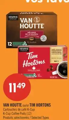 Pharmaprix VAN HOUTTE or TIM HORTONS K-Cup Coffee Pods offer