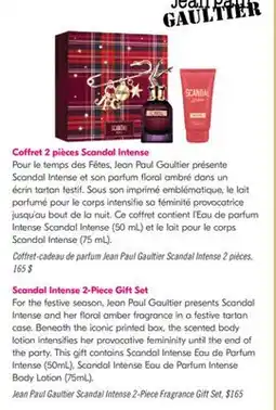 Pharmaprix Jean Paul Gaultier Scandal Intense 2-Piece Fragrance Gift Set offer