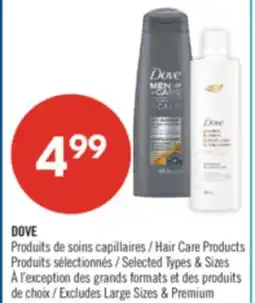 Pharmaprix Dove Hair Care Products offer