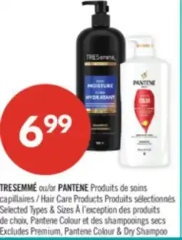 Pharmaprix TRESEMMÉ or PANTENE Hair Care Products Produits offer