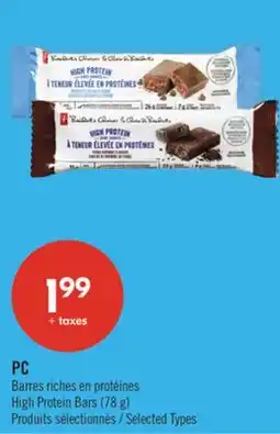 Pharmaprix PC High Protein Bars (78 g) offer