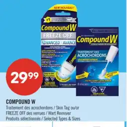Pharmaprix COMPOUND W Skin Tag or FREEZE OFF Wart Remover offer
