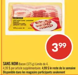 Pharmaprix NO NAME Bacon (375 g) offer