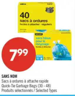 Pharmaprix NO NAME Quick-Tie Garbage Bags offer