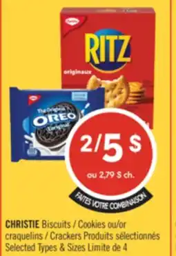 Pharmaprix CHRISTIE Biscuits, Crackers offer