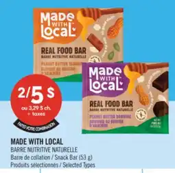 Pharmaprix MADE WITH LOCAL Snack Bar offer