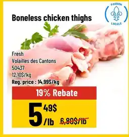 Mayrand Boneless chicken thighs offer