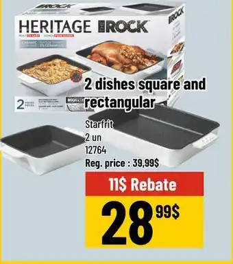 Mayrand Starfrit The Rock 2 Pieces Ceramic Ovenware offer