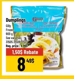 Mayrand Dumplings Gilly Frozen 900 g offer