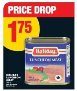 No Frills HOLIDAY Luncheon Meat offer