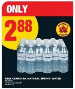 No Frills REAL CANADIAN NATURAL SPRING WATER offer