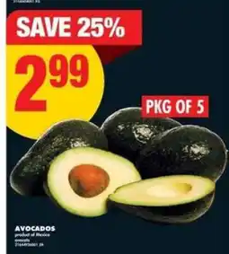 No Frills Avocados offer