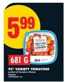 No Frills PC Variety Tomatoes offer