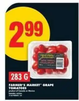 No Frills FARMER'S MARKET GRAPE TOMATOES offer