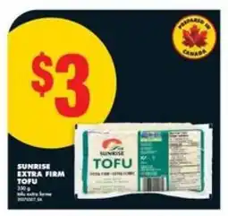 No Frills Sunrise Extra Firm Tofu offer