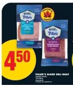 No Frills PILLER’S SLICED DELI MEAT offer