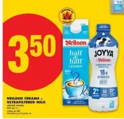 No Frills NEILSON CREAMS or ULTRAFILTERED MILK offer
