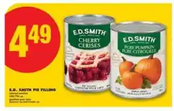 No Frills E.D. Smith Pie Filling offer