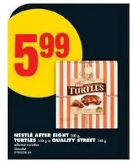 No Frills NESTLÉ AFTER EIGHT / TURTLES / QUALITY STREET offer