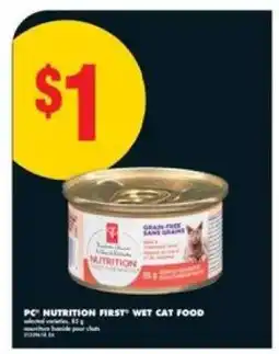 No Frills PC Nutrition First Wet Cat Food offer