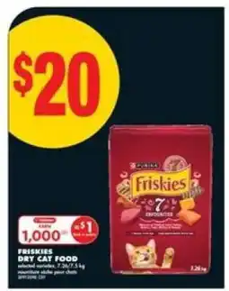 No Frills Friskies Dry Cat Food offer