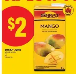 No Frills Suraj Juice offer