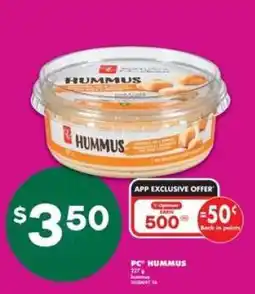 No Frills PC Hummus offer
