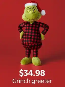 Walmart Grinch greeter offer
