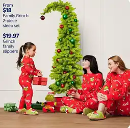 Walmart Grinch family slippers offer