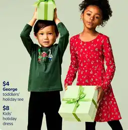 Walmart George toddlers' holiday tee offer