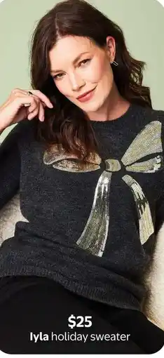 Walmart lyla holiday sweater offer