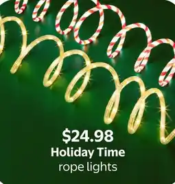 Walmart Holiday Time rope lights offer