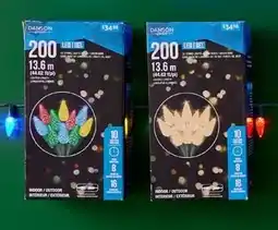 Walmart Danson Decor 200-count C6 string lights offer