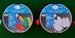 Walmart Holiday Time 100-count LED C9 lights offer