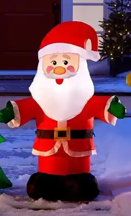 Walmart Holiday Time 4' Santa inflatable offer
