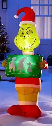 Walmart Grinch inflatable offer