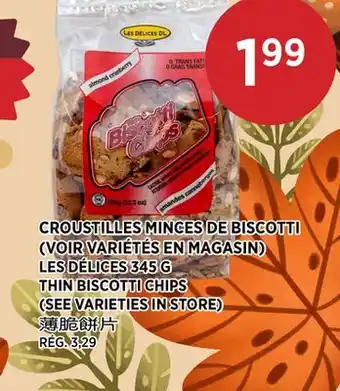 Kim Phat LES DÉLICES THIN BISCOTTI CHIPS offer